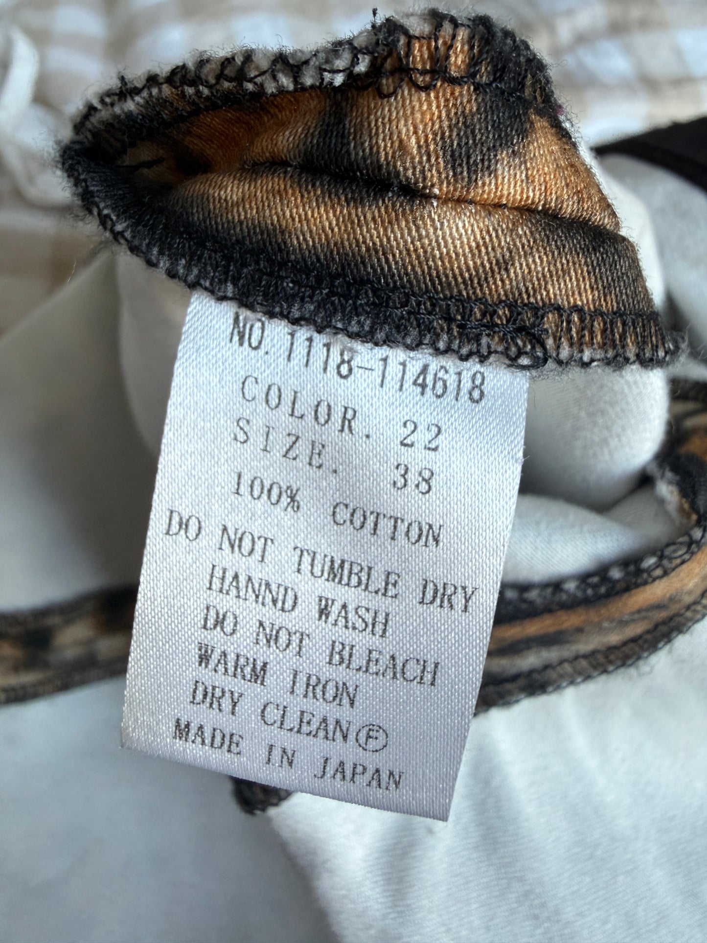 DRESS CAMP LEOPARD PRINT SAILOR SKIRT