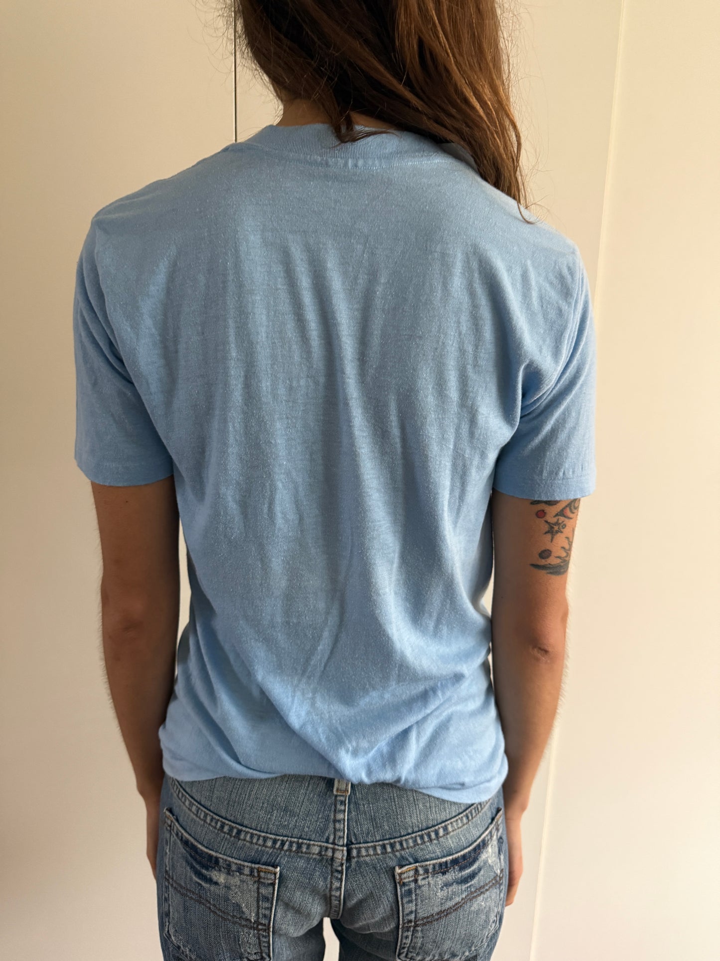 70s GLITTER PRINT NOVELTY TEE