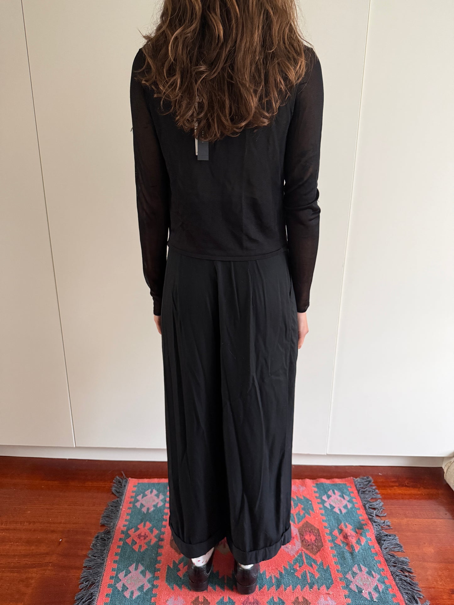 ELIE TAHARI MESH CARDIGAN