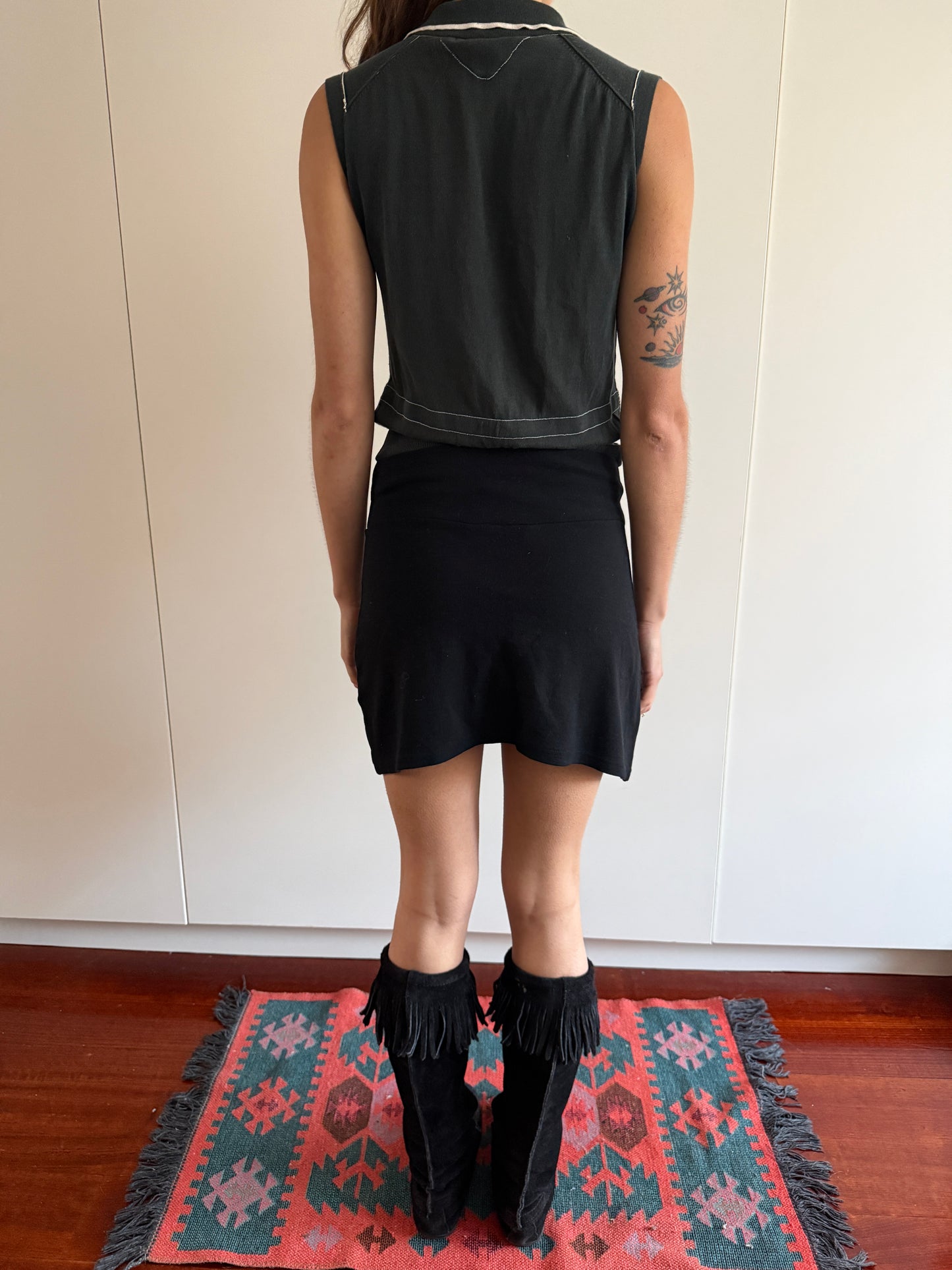 YOSHI KONDO SLEEVELESS KNIT TOP