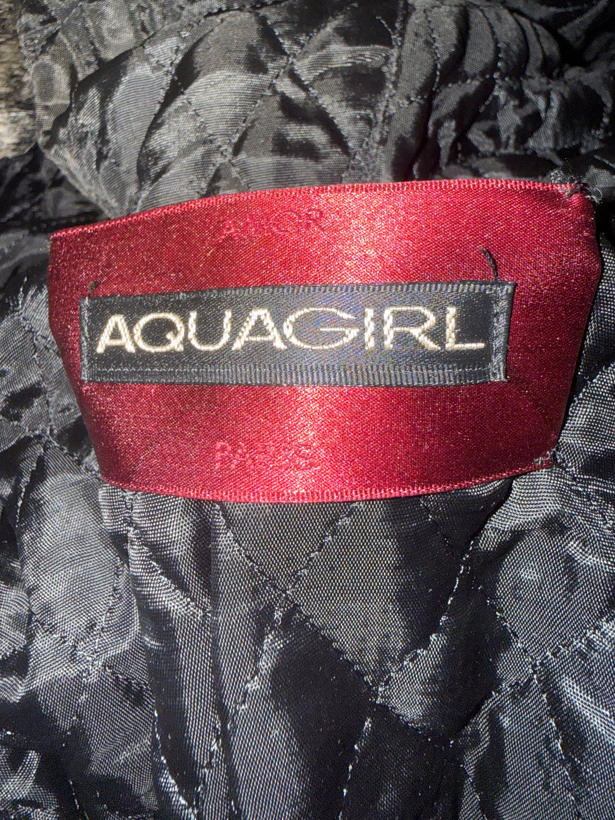 AQUAGIRL BY FAYCAL AMOR VELVET CAPED JACKET WITH FUR HOOD