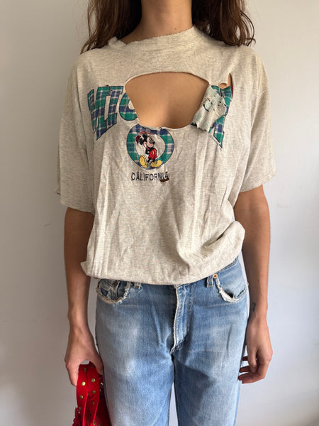 VINTAGE DESTROYED MICKEY TEE