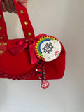 GURIGURI VINTAGE BAG WITH DETACHABLE CHARMS