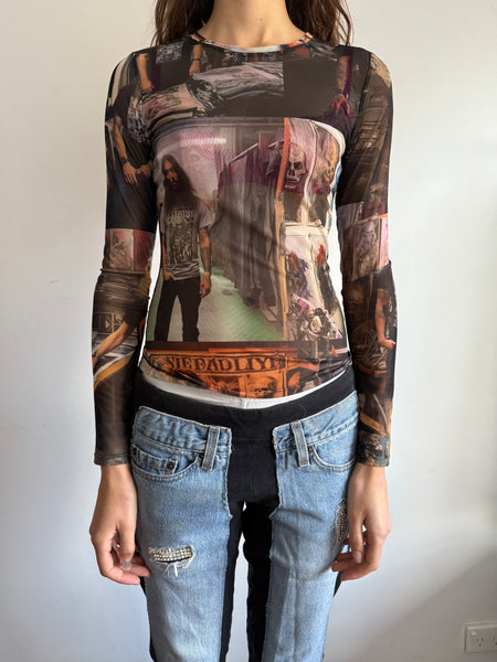 PUPPETS & PUPPETS METALHEAD MESH TOP