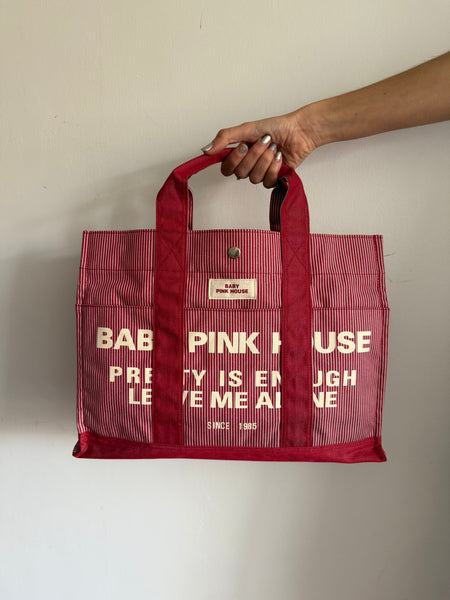 80s PINK HOUSE TOTE BAG