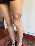DEADSTOCK BAMBI TATTOO PRINTED TIGHTS