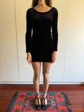 90s KATHARINE HAMNETT VELVET MINI DRESS