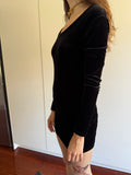 90s KATHARINE HAMNETT VELVET MINI DRESS