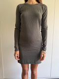 ZADIG & VOLTAIRE WOOL CASHMERE DRESS W EYELET DETAILS