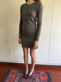 ZADIG & VOLTAIRE WOOL CASHMERE DRESS W EYELET DETAILS