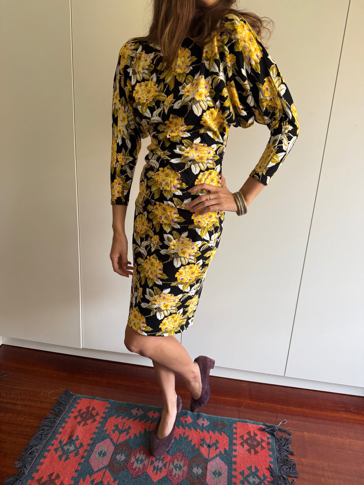90s NORMA KAMALI BATWING TWO PIECE