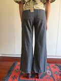 PATRIZIA PEPE WOOL BLEND WIDE LEG TROUSERS
