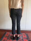 SONIA RYKIEL COLLECTION LACE CIGARETTE PANTS