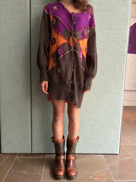 2000s GALLIANO CARDIGAN DRESS
