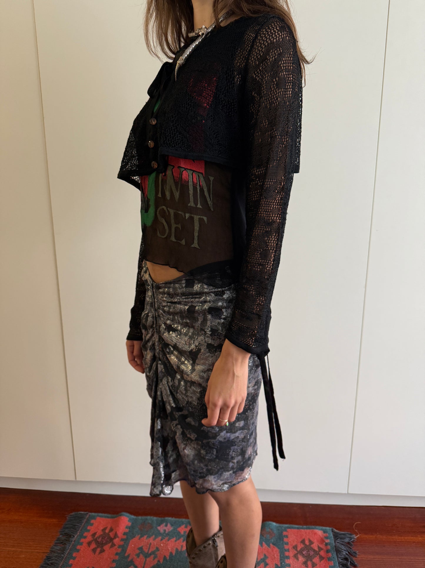 80s NICOLE MATSUDA CROPPED BOLERO