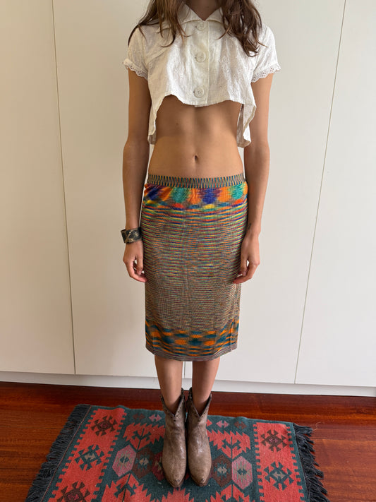 MISSONI MIDI SKIRT IN RAINBOW