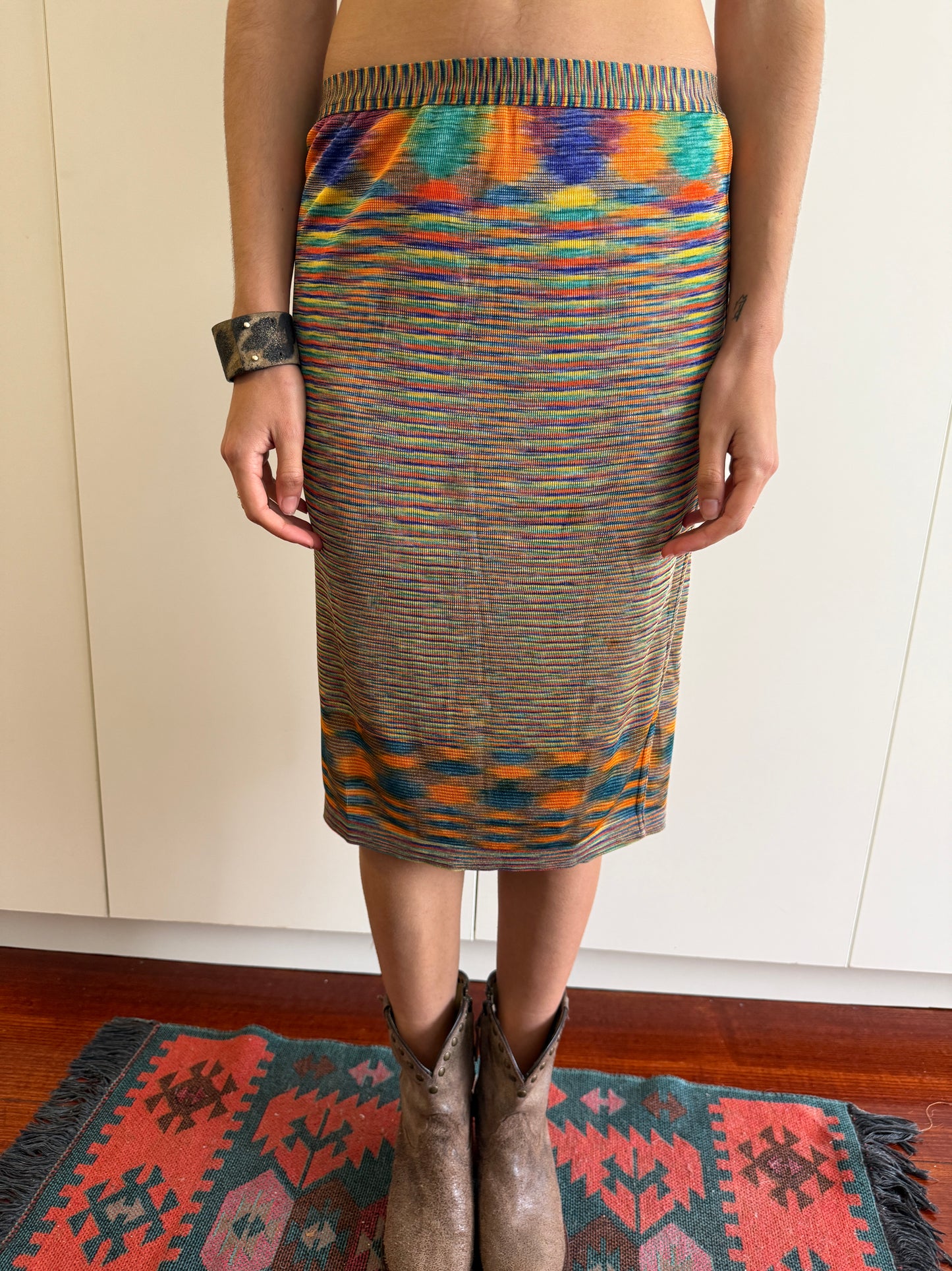 MISSONI MIDI SKIRT IN RAINBOW
