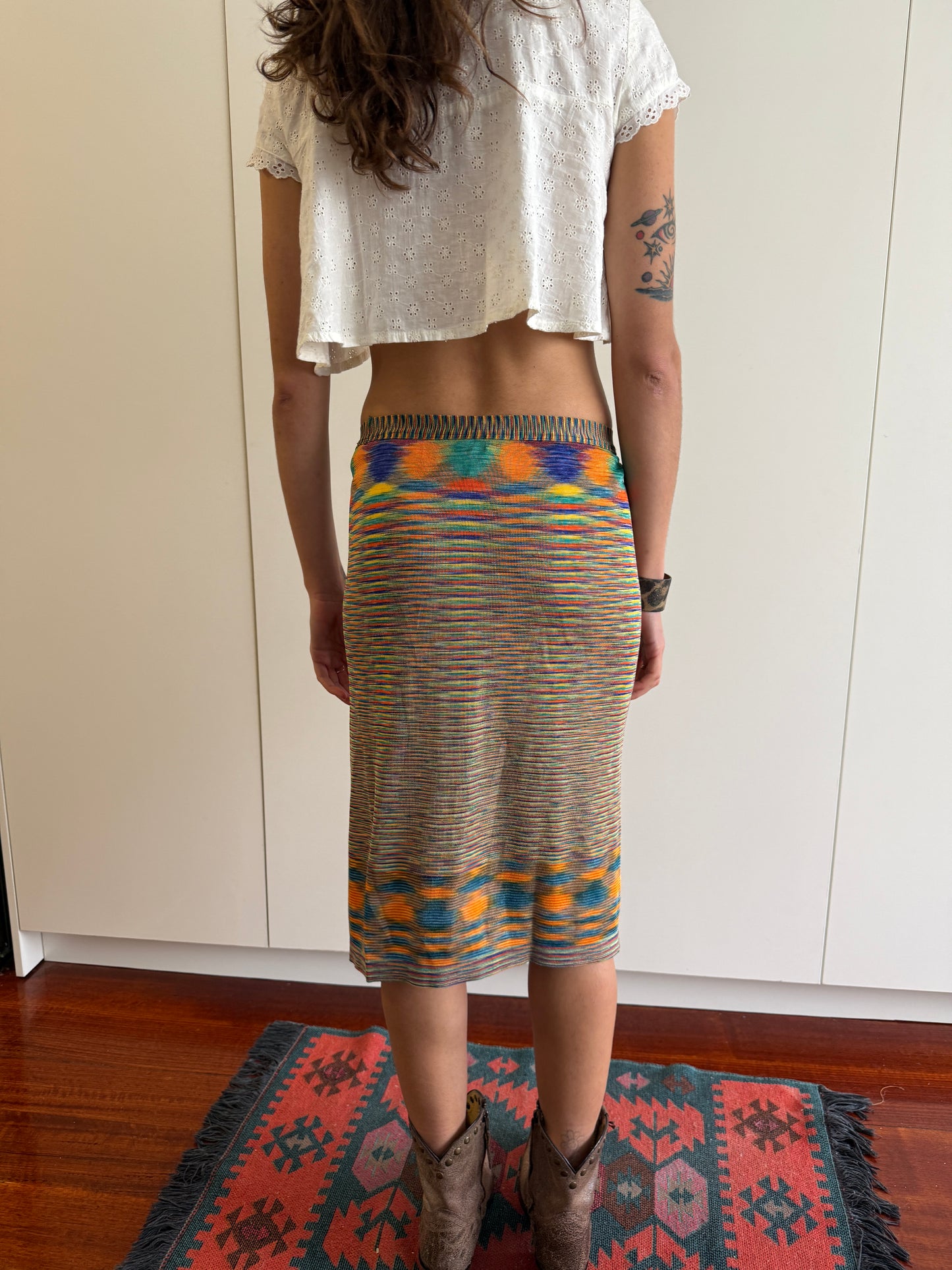 MISSONI MIDI SKIRT IN RAINBOW