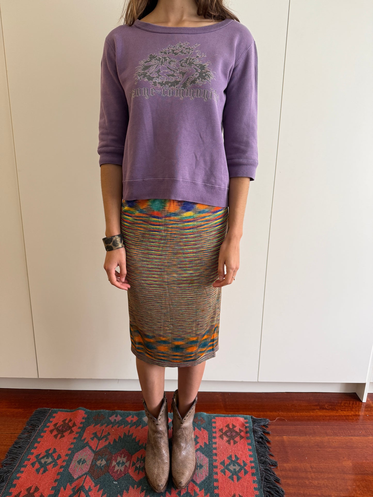 90s OZONE COMMUNITY FAIRY PRINT SWEATSHIRT