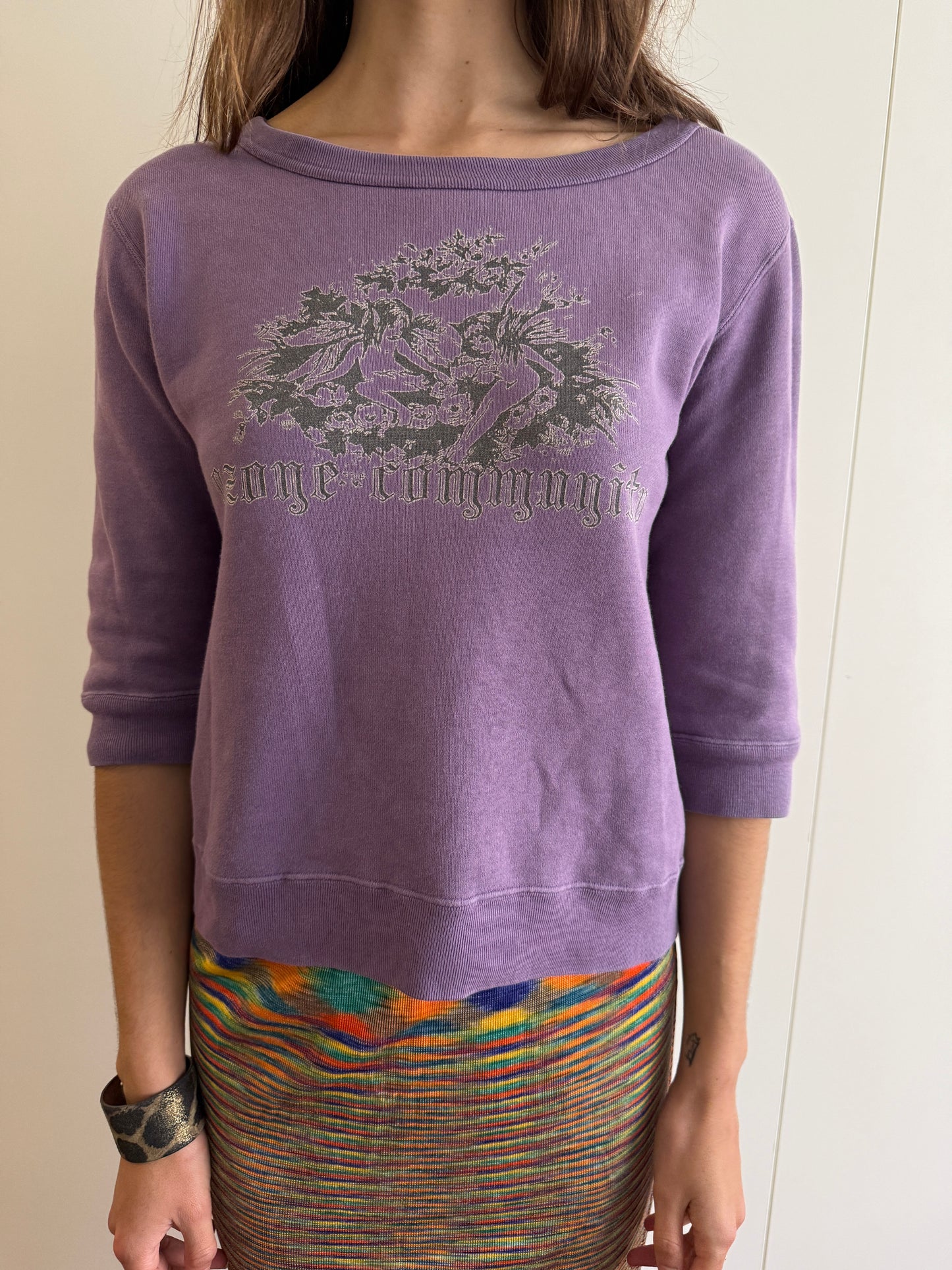 90s OZONE COMMUNITY FAIRY PRINT SWEATSHIRT