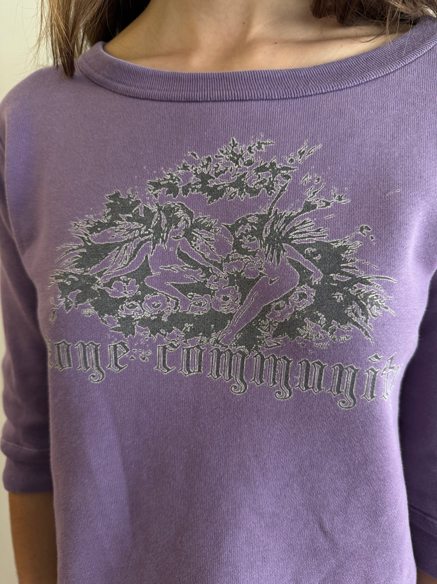 90s OZONE COMMUNITY FAIRY PRINT SWEATSHIRT