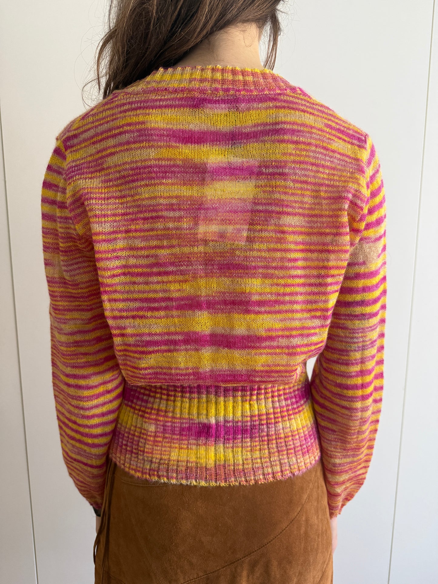 MISSONI PINK & YELLOW CARDIGAN