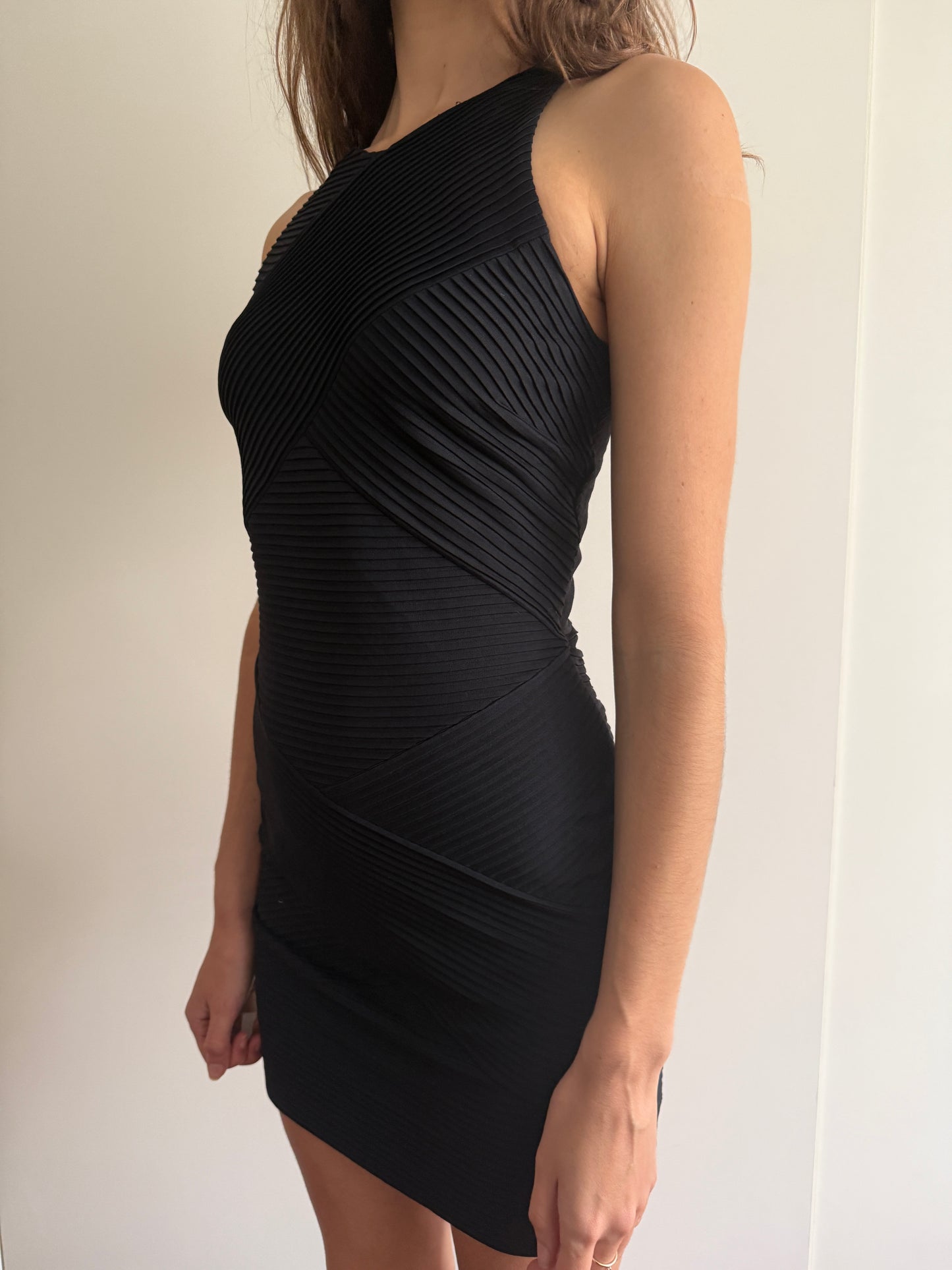 80s JIKI MONTE-CARLO BANDAGE DRESS