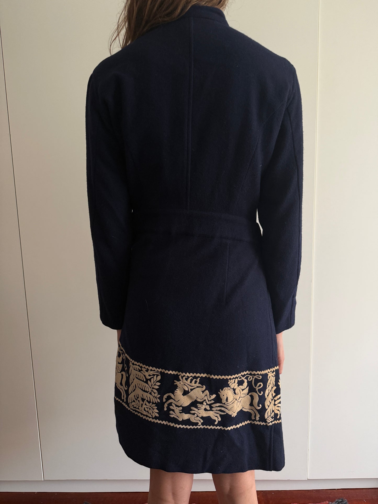 90s NICOLE CLUB WOOL COAT/DRESS