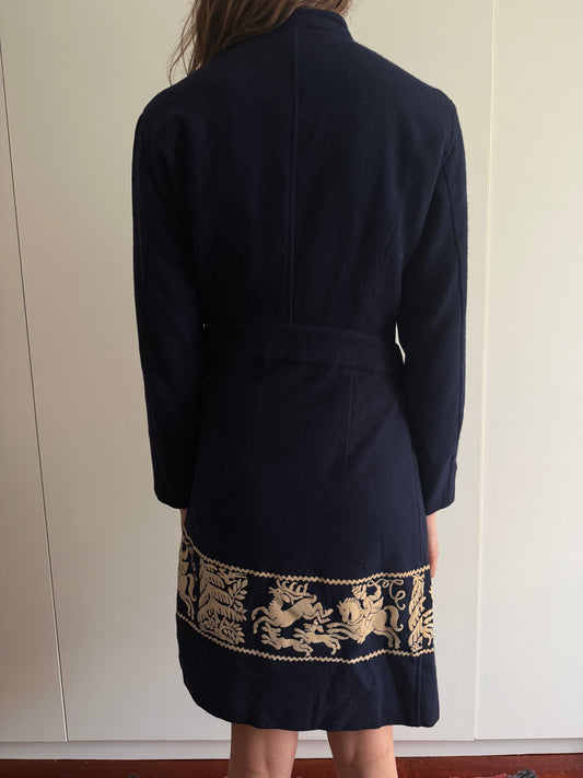 90s NICOLE CLUB WOOL COAT/DRESS
