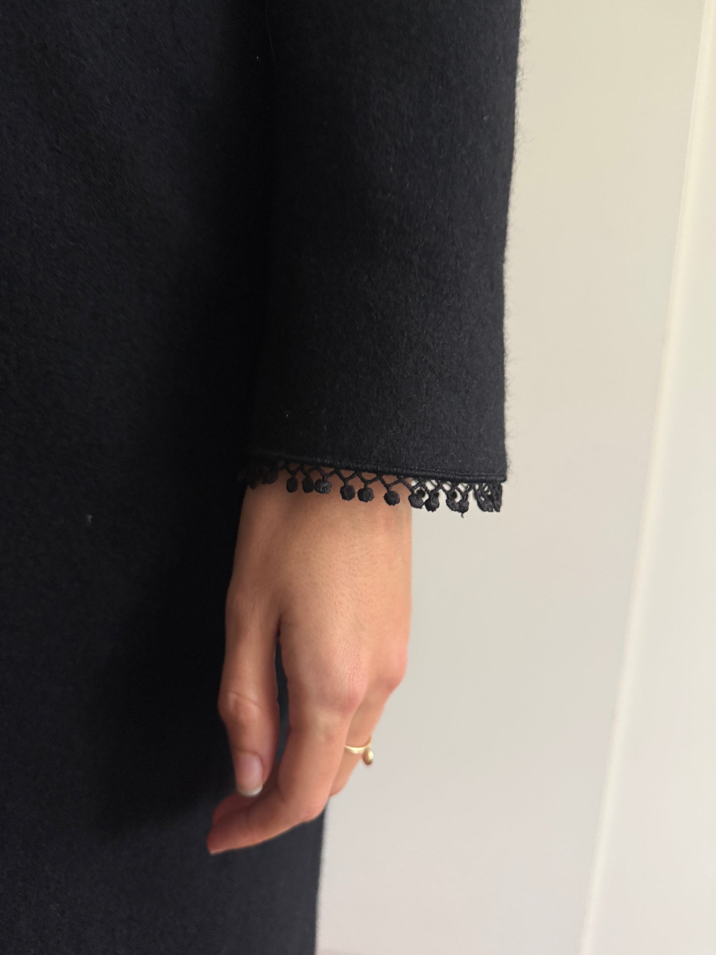 80s NORMA KAMALI OMO TAILORED WOOL SKIRT SUIT