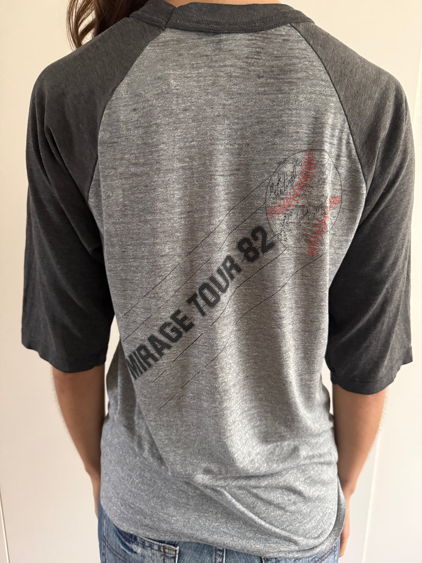 1982 FLEETWOOD MAC MIRAGE TOUR RAGLAN