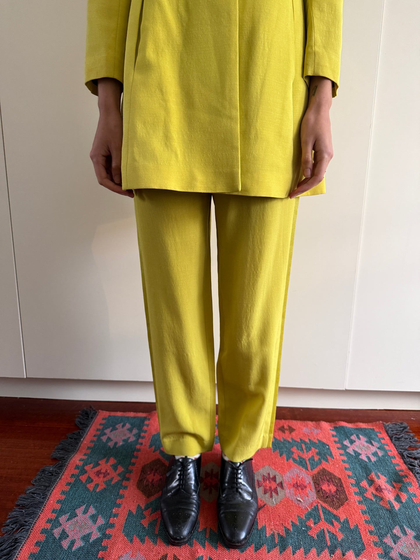 VINTAGE OLIVIER GUILLEMIN AVANT GARDE LIME SUIT