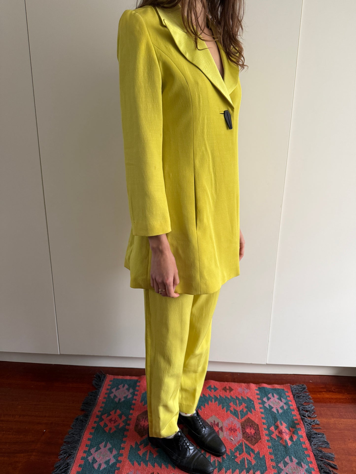 VINTAGE OLIVIER GUILLEMIN AVANT GARDE LIME SUIT