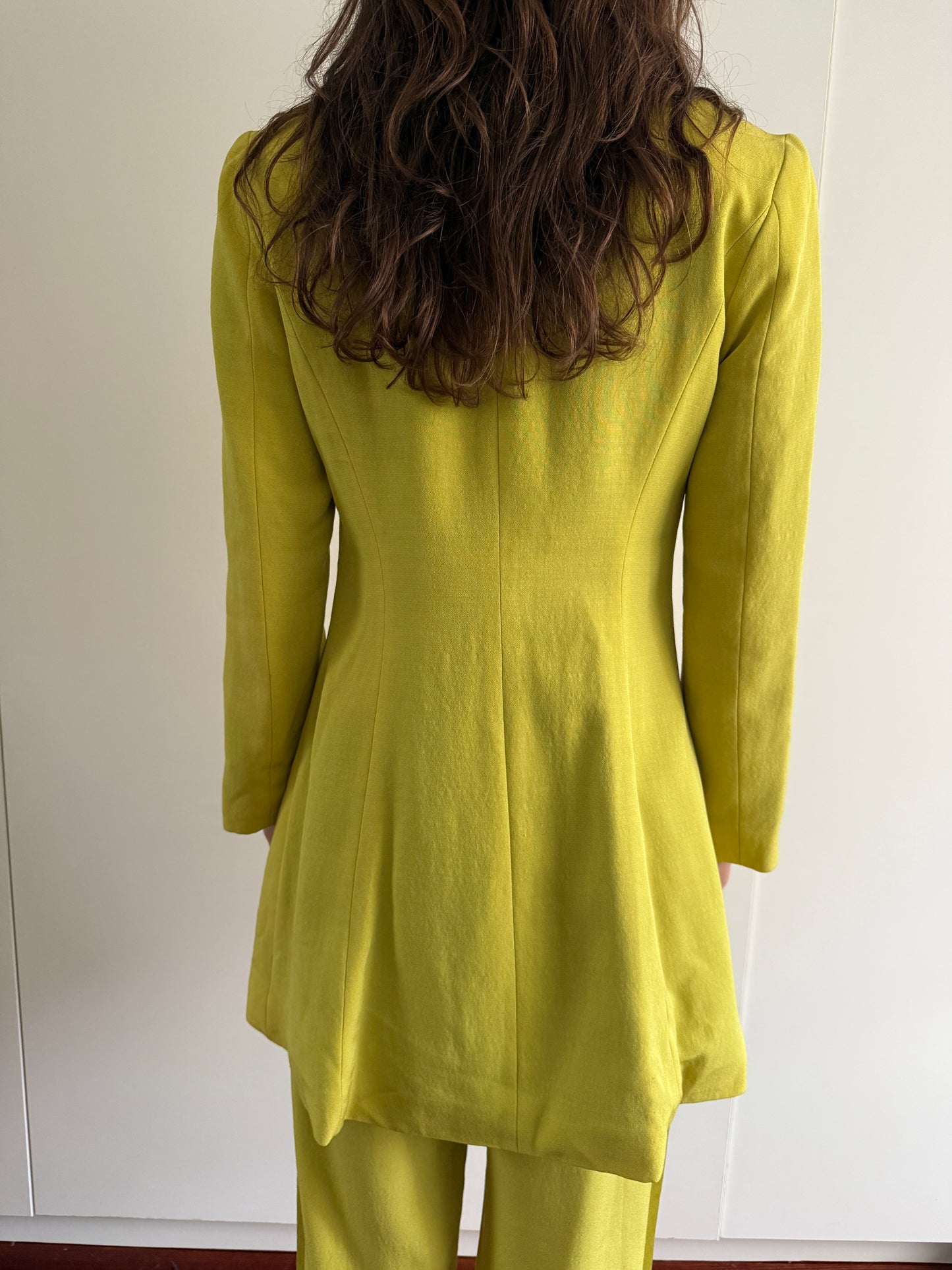 VINTAGE OLIVIER GUILLEMIN AVANT GARDE LIME SUIT