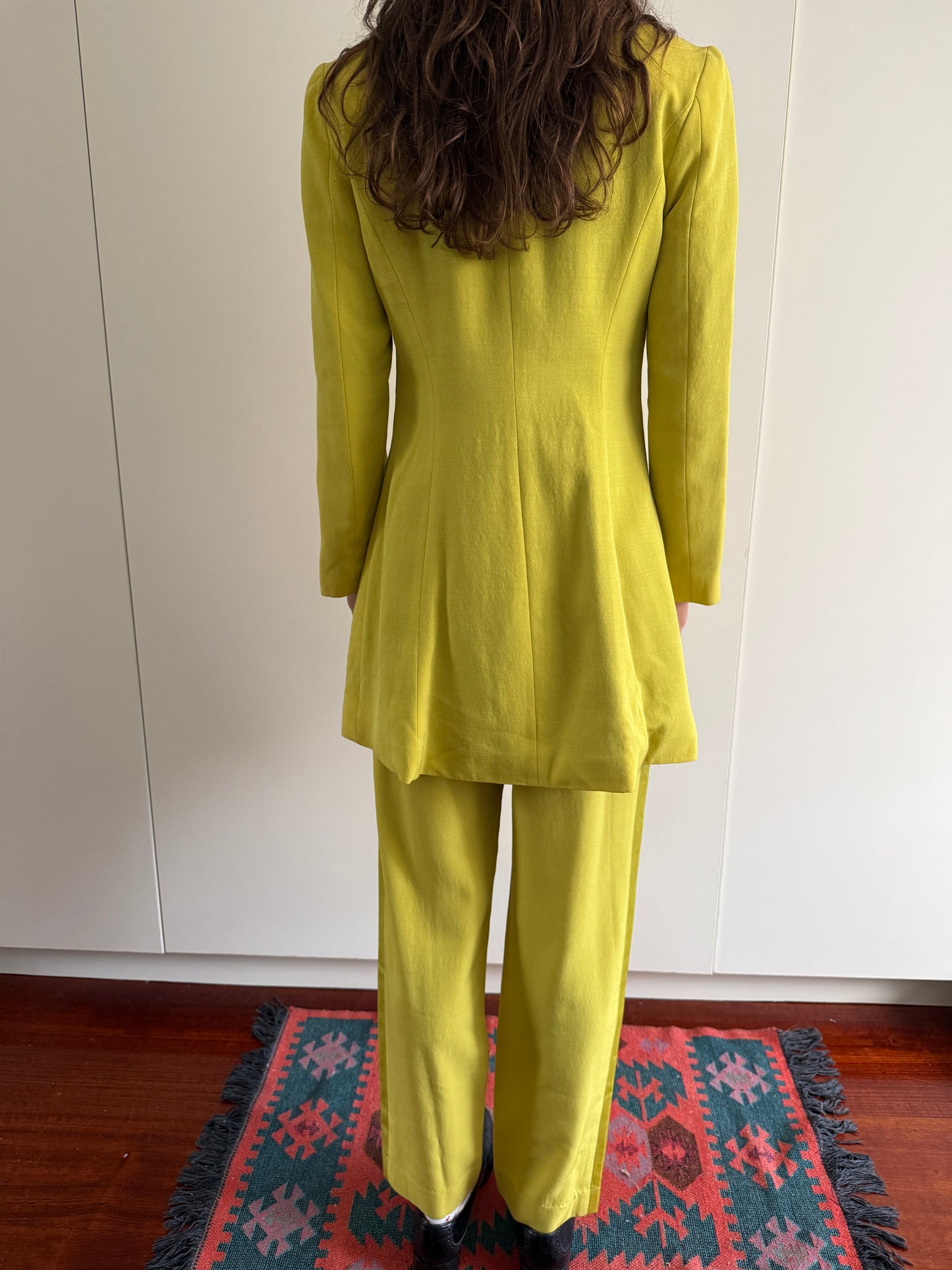 VINTAGE OLIVIER GUILLEMIN AVANT GARDE LIME SUIT