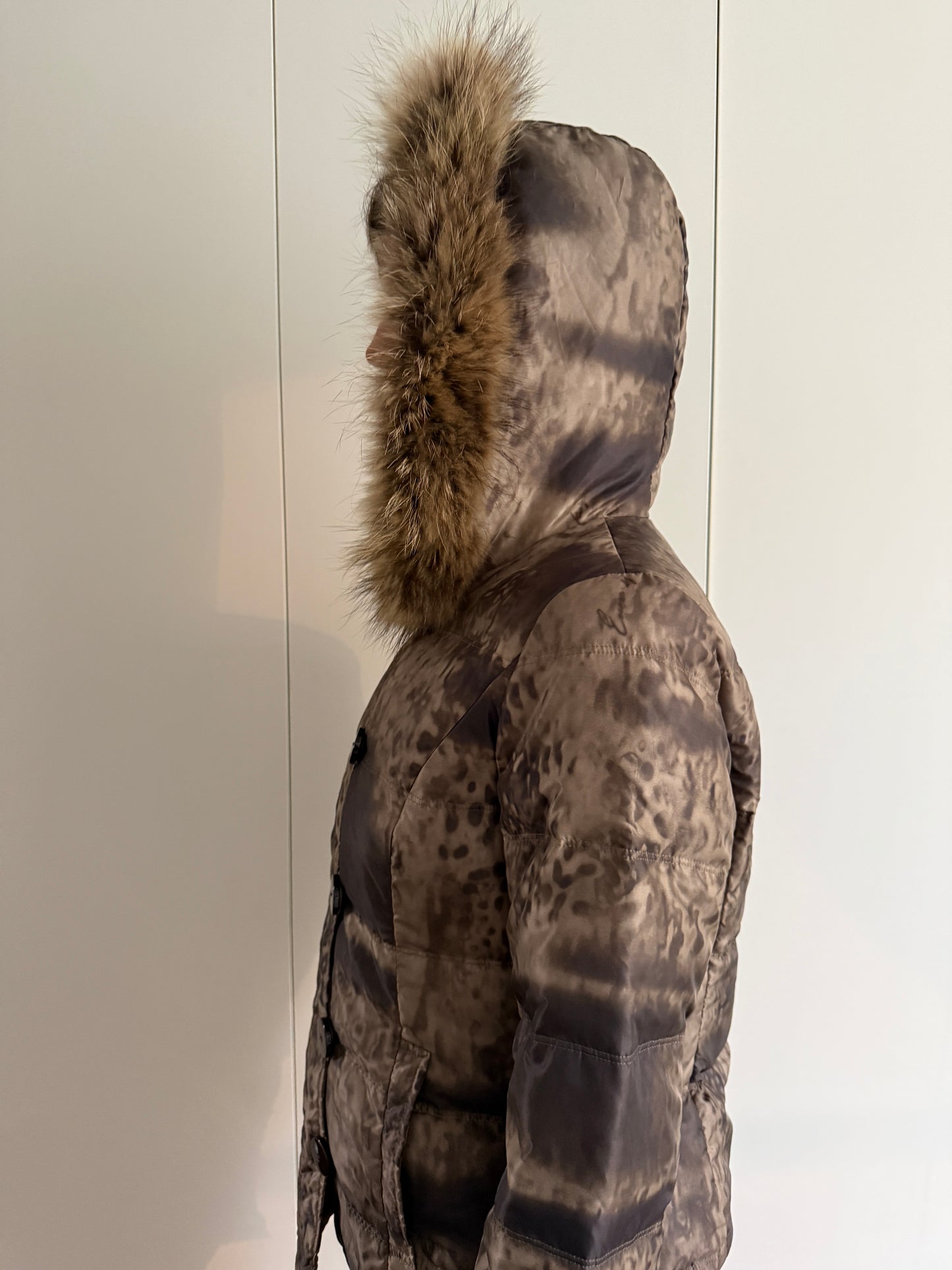 EXEX BY KRIZIA FUR COLLAR JACKET