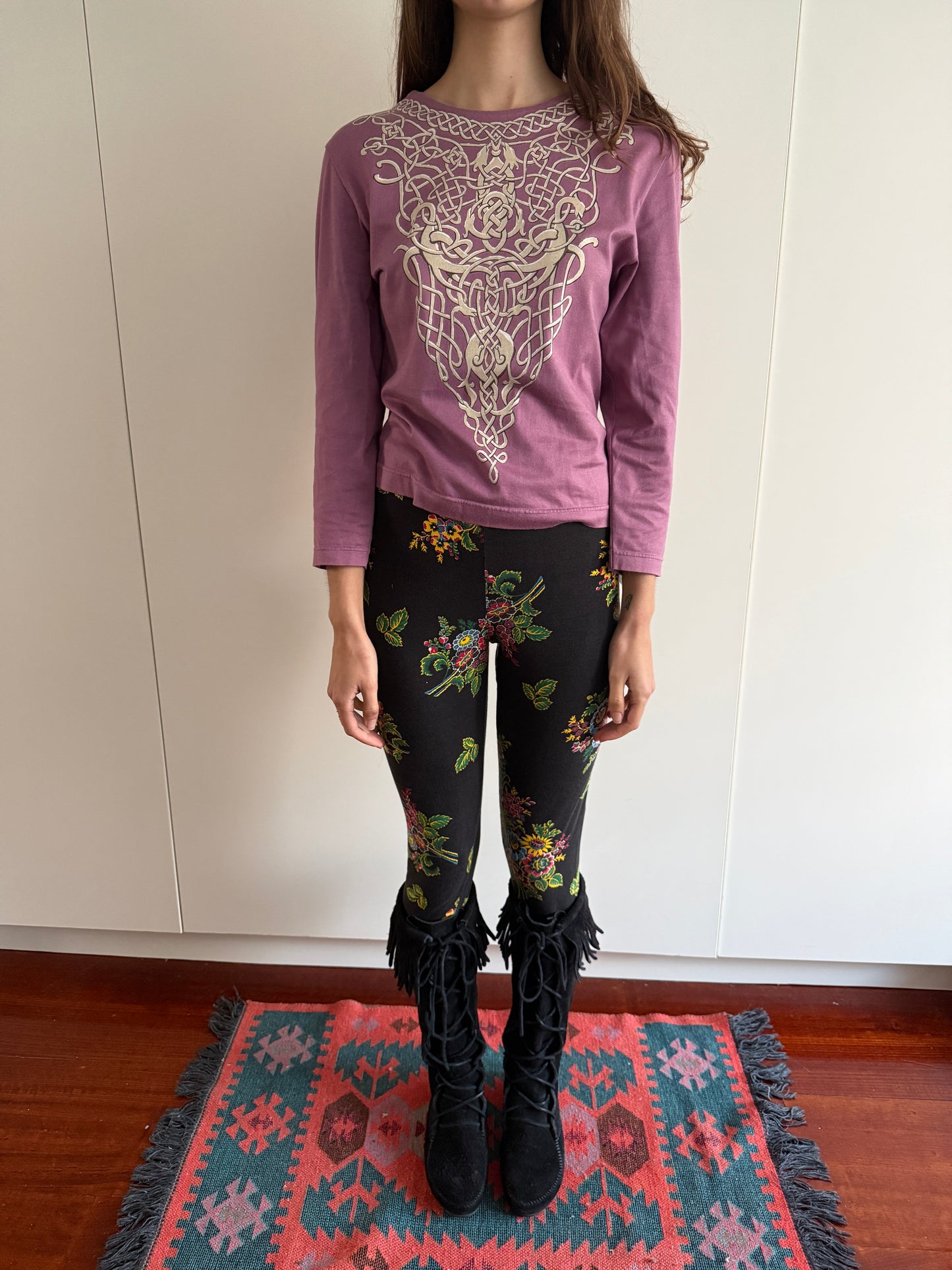 KENZO VINTAGE FLORAL LEGGINGS