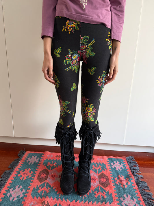 KENZO VINTAGE FLORAL LEGGINGS