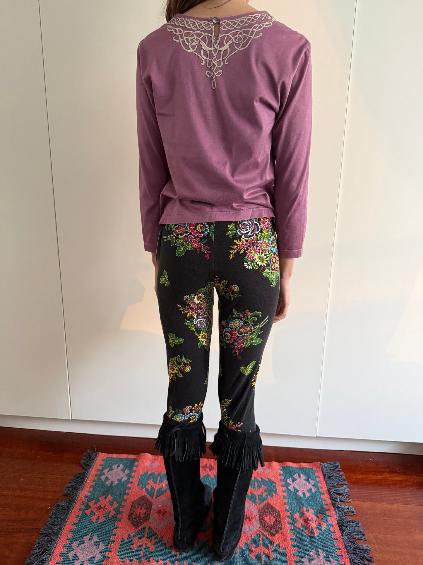 KENZO VINTAGE FLORAL LEGGINGS