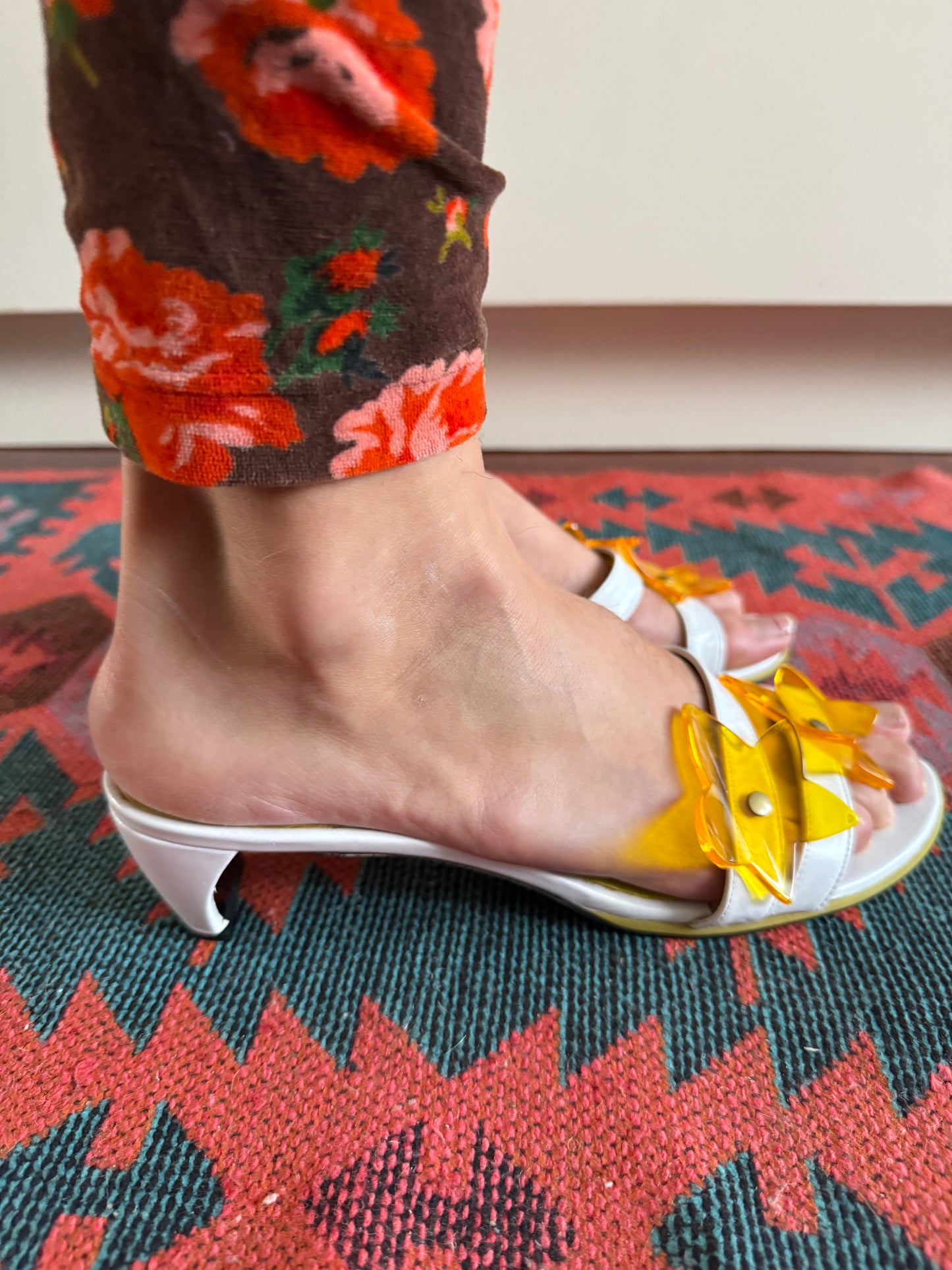 CHARLES JOURDAIN STAR HEELED SANDALS