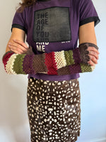 JAMES COVIELLO CROCHET ARM WARMERS