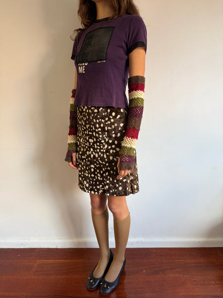 JAMES COVIELLO CROCHET ARM WARMERS