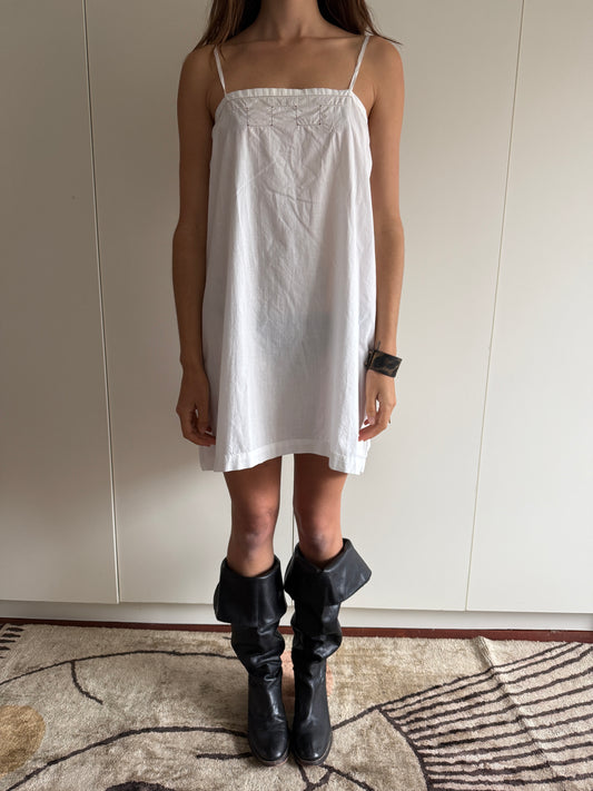 ANTIQUE 1920's FRENCH HANDMADE SLIP DRESS
