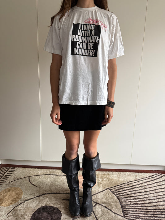 90s SINGLE WHITE FEMALE PROMOTIONAL TEE