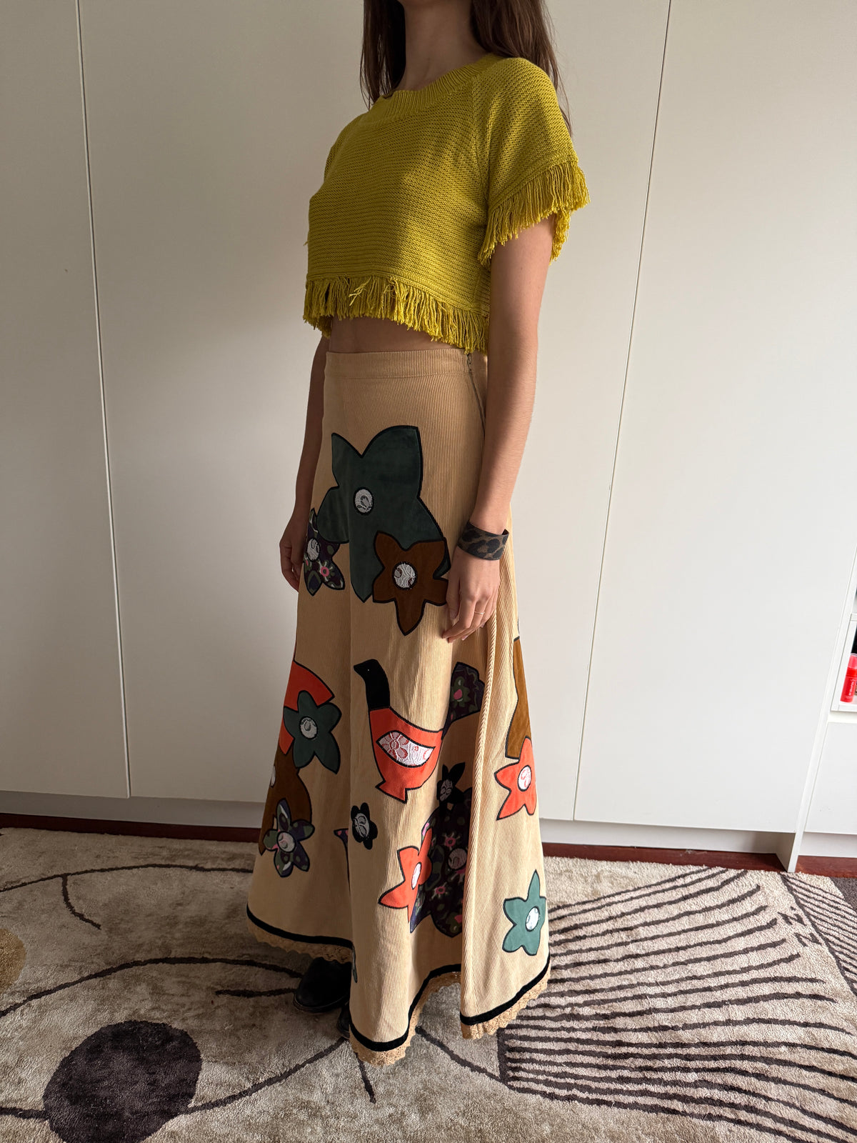 70s SCOTT BARRIE PURE SILK CROP TOP