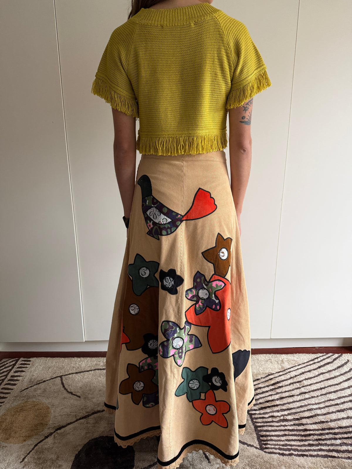 70s SCOTT BARRIE PURE SILK CROP TOP