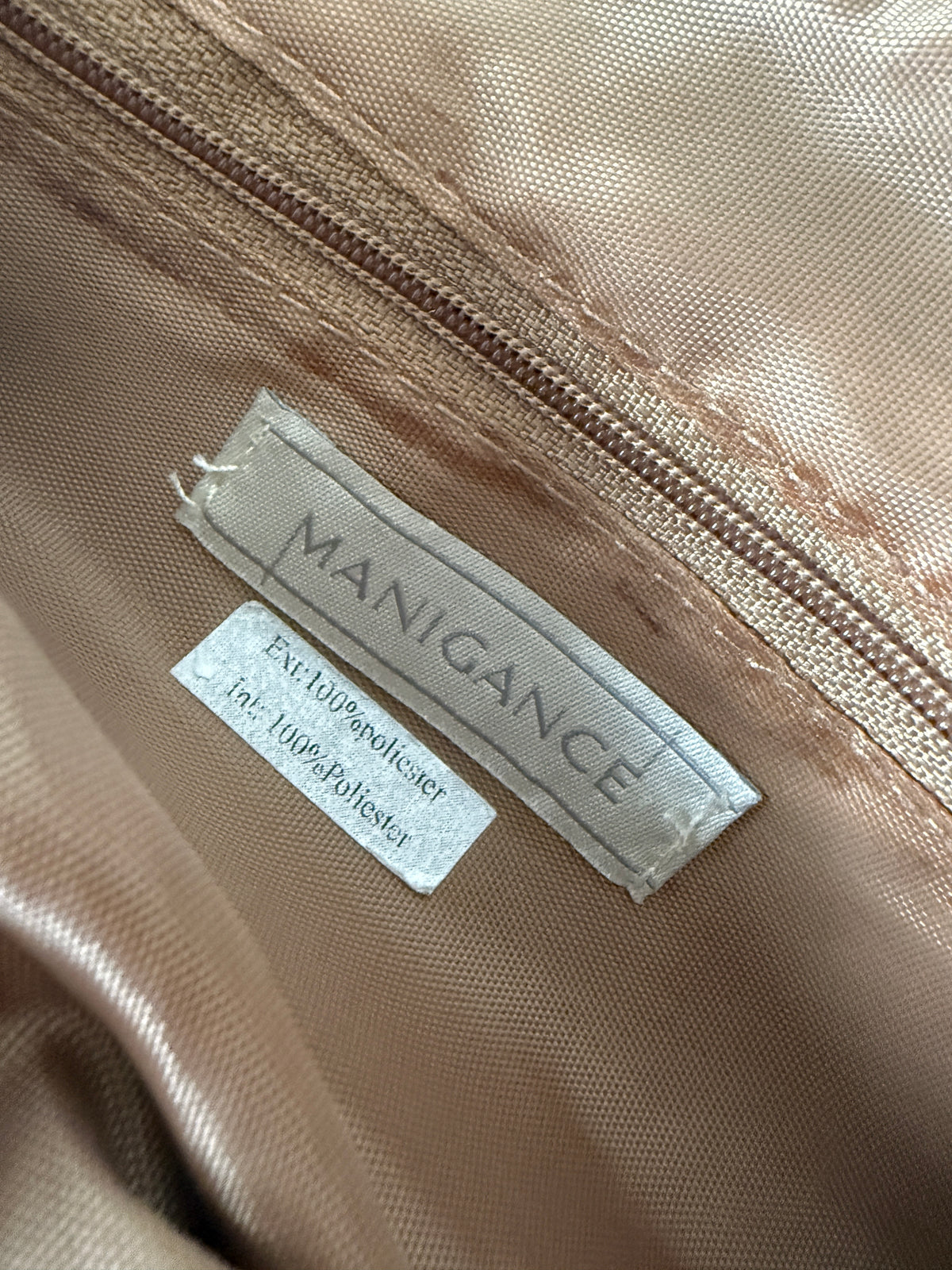 VINTAGE WOOD HANDLED BAG