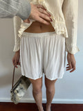 90s GHOST LONDON WHITE SHORTS