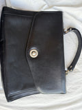90s OROTON BLACK LEATHER BAG