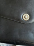 90s OROTON BLACK LEATHER BAG